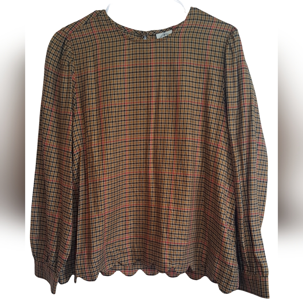 Plaid Women's Top